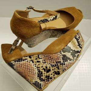 Steve Madden Platform Ankle Strap Wedge Sandal